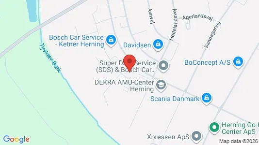 Lagerlokaler til leje i Herning - Foto fra Google Street View