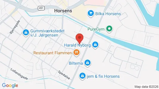Kontorlokaler til leje i Horsens - Foto fra Google Street View