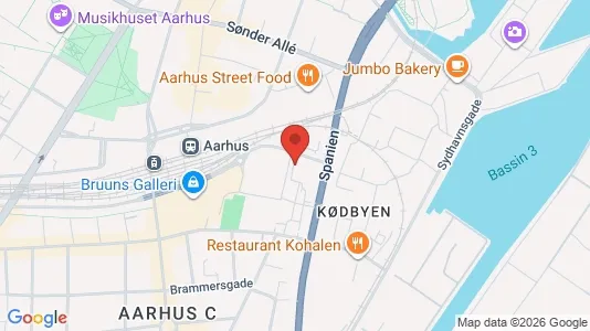 Kontorlokaler til leje i Århus C - Foto fra Google Street View