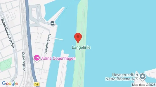 Erhvervslokaler til leje i Østerbro - kort over placeringen