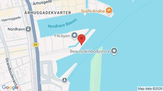 Kontorlokaler til leje i Østerbro - kort over placeringen
