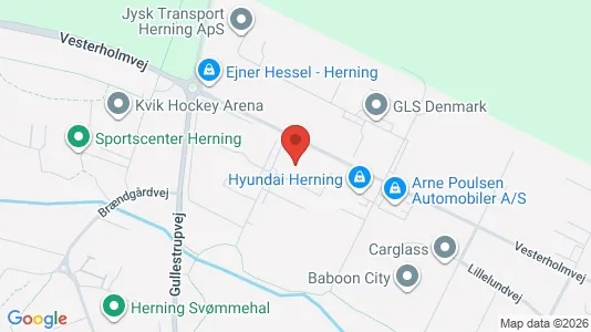 Kontorlokaler til leje i Herning - Foto fra Google Street View