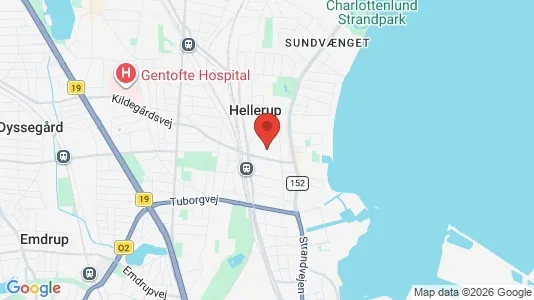 Kontorlokaler til leje i Hellerup - Foto fra Google Street View