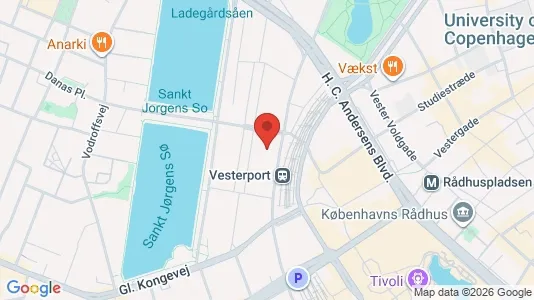 Kontorlokaler til leje i Vesterbro - Foto fra Google Street View