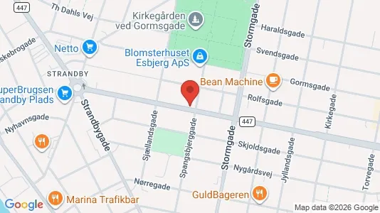 Erhvervslokaler til leje i Esbjerg Centrum - Foto fra Google Street View
