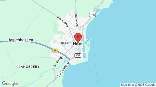 Butikslokaler til leje i Nexø - Foto fra Google Street View