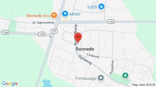 Erhvervslokaler til leje i Rønnede - Foto fra Google Street View