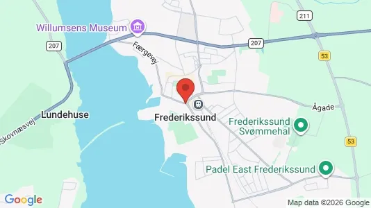 Butikslokaler til leje i Frederikssund - Foto fra Google Street View