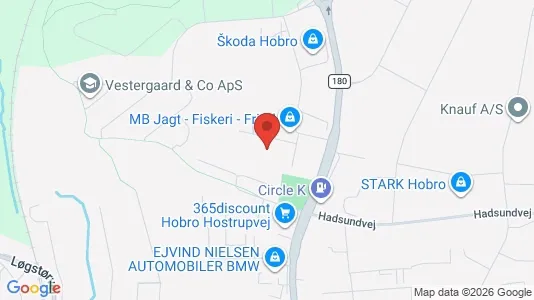 Kontorlokaler til leje i Hobro - Foto fra Google Street View