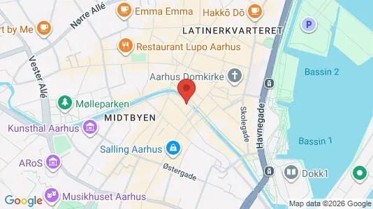 Kontorlokaler til leje i Århus C - Foto fra Google Street View