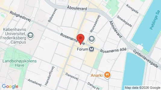 Erhvervslokaler til leje i Frederiksberg C - Foto fra Google Street View