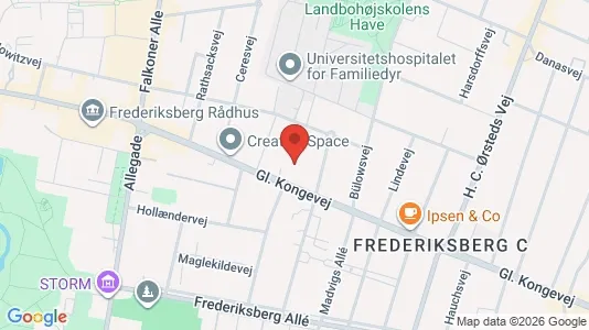 Erhvervslokaler til leje i Frederiksberg C - Foto fra Google Street View
