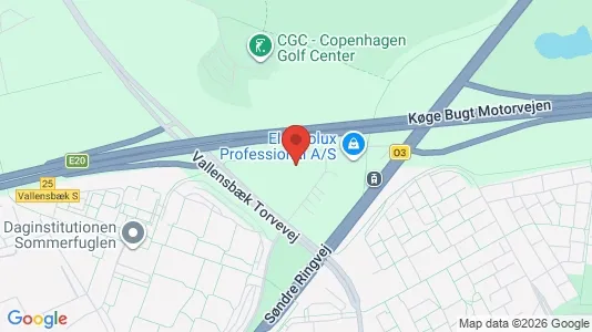 Erhvervslokaler til leje i Vallensbæk Strand - Foto fra Google Street View
