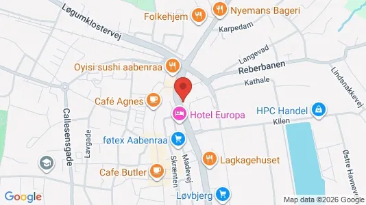 Kontorlokaler til leje i Aabenraa - Foto fra Google Street View