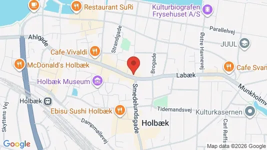 Kontorlokaler til leje i Holbæk - Foto fra Google Street View