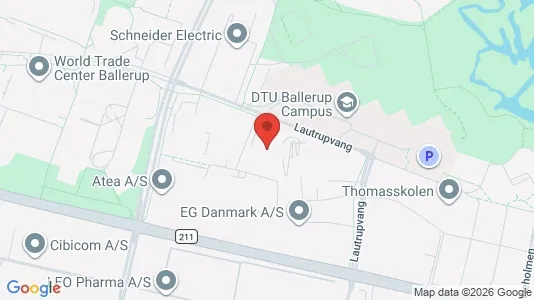 Kontorlokaler til leje i Ballerup - kort over placeringen