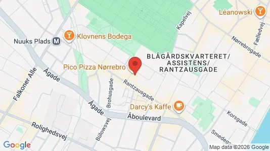 Kontorlokaler til leje i Nørrebro - kort over placeringen