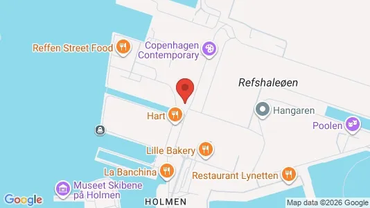 Kontorlokaler til leje i København K - kort over placeringen