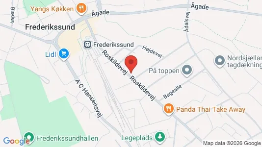 Lagerlokaler til leje i Frederikssund - Foto fra Google Street View