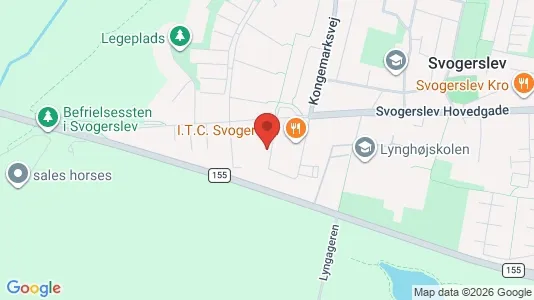 Erhvervslokaler til leje i Roskilde - kort over placeringen