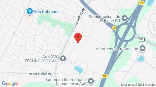 Kontorlokaler til leje i Odense SØ - Foto fra Google Street View