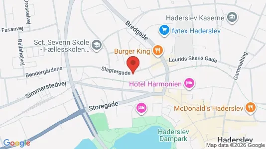 Erhvervslokaler til leje i Haderslev - Foto fra Google Street View