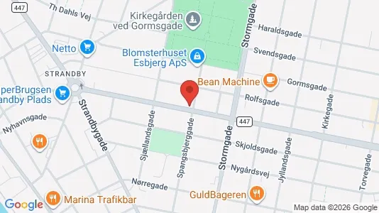 Erhvervslokaler til leje i Esbjerg Centrum - Foto fra Google Street View