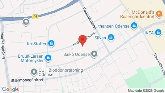 Erhvervslokaler til leje i Odense M - Foto fra Google Street View