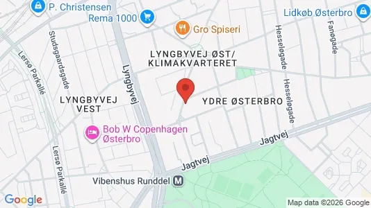 Erhvervslokaler til leje i Østerbro - Foto fra Google Street View