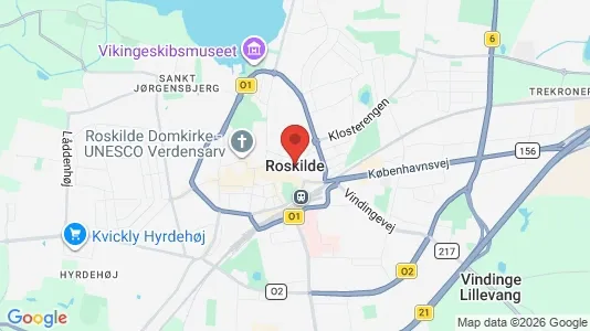 Erhvervslokaler til leje i Roskilde - Foto fra Google Street View