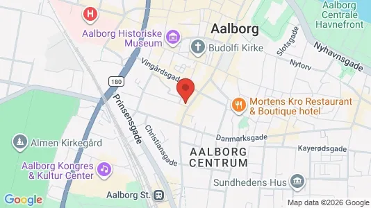 Kontorfællesskaber til leje i Aalborg Centrum - Foto fra Google Street View