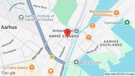 Kontorlokaler til leje i Århus C - Foto fra Google Street View