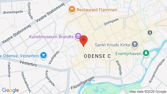 Kontorlokaler til leje i Odense C - Foto fra Google Street View