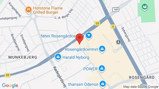 Kontorlokaler til leje i Odense M - Foto fra Google Street View