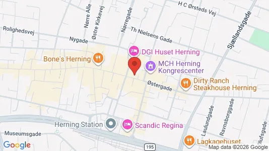 Kontorlokaler til leje i Herning - Foto fra Google Street View