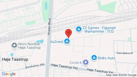 Lagerlokaler til leje i Taastrup - Foto fra Google Street View
