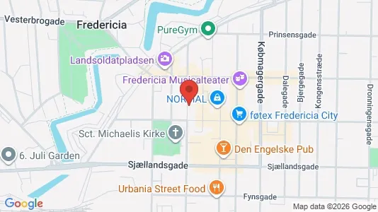 Erhvervslokaler til leje i Fredericia - Foto fra Google Street View
