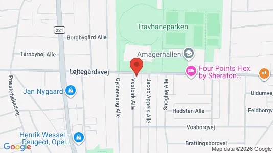 Kliniklokaler til leje i Kastrup - kort over placeringen