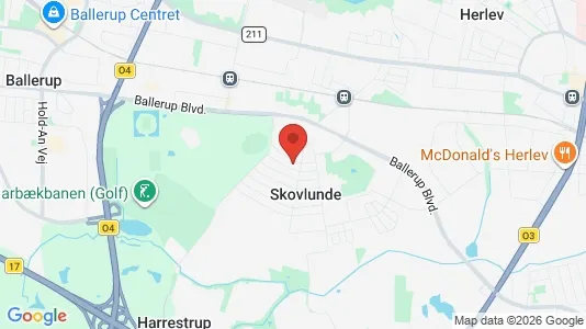 Butikslokaler til leje i Skovlunde - kort over placeringen