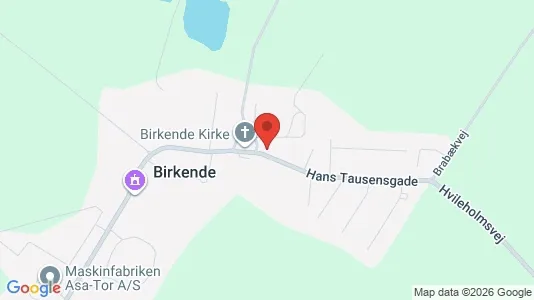 Lagerlokaler til leje i Langeskov - kort over placeringen