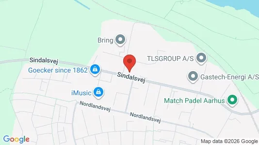 Kontorhoteller til leje i Risskov - kort over placeringen
