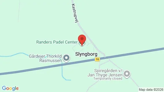 Lagerlokaler til leje i Randers SØ - kort over placeringen