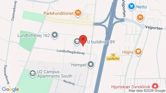 Værkstedslokaler til leje i Kongens Lyngby - kort over placeringen