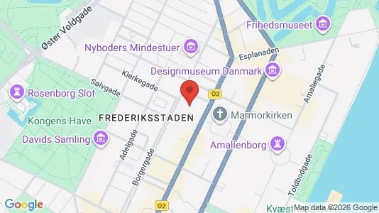 Kontorlokaler til leje i København K - kort over placeringen