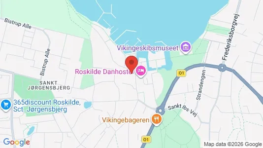 Kontorlokaler til leje i Roskilde - kort over placeringen