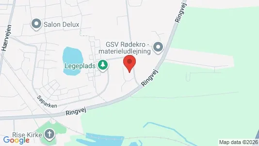 Kontorlokaler til leje i Rødekro - kort over placeringen
