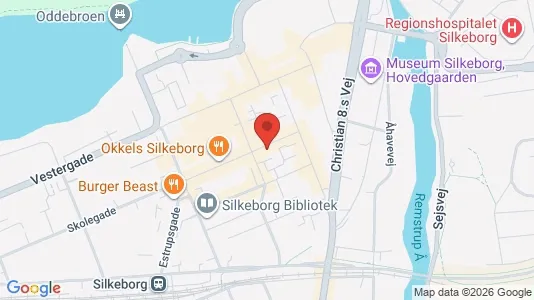 Kontorlokaler til leje i Silkeborg - Foto fra Google Street View