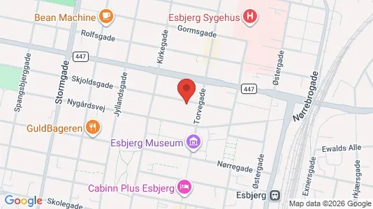 Erhvervslokaler til leje i Esbjerg Centrum - Foto fra Google Street View