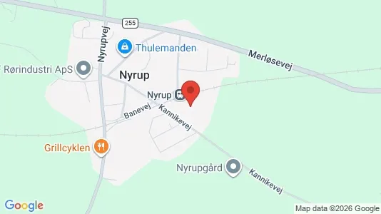 Kontorlokaler til leje i Nyrup - Foto fra Google Street View