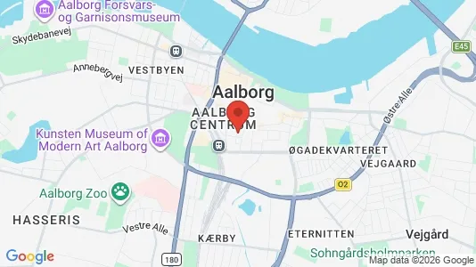 Butikslokaler til leje i Aalborg Centrum - Foto fra Google Street View